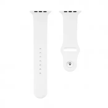 Connect Watch 38/40/41 mm silikoninen loop-ranneke kelloon (110 mm S/M) valkoinen