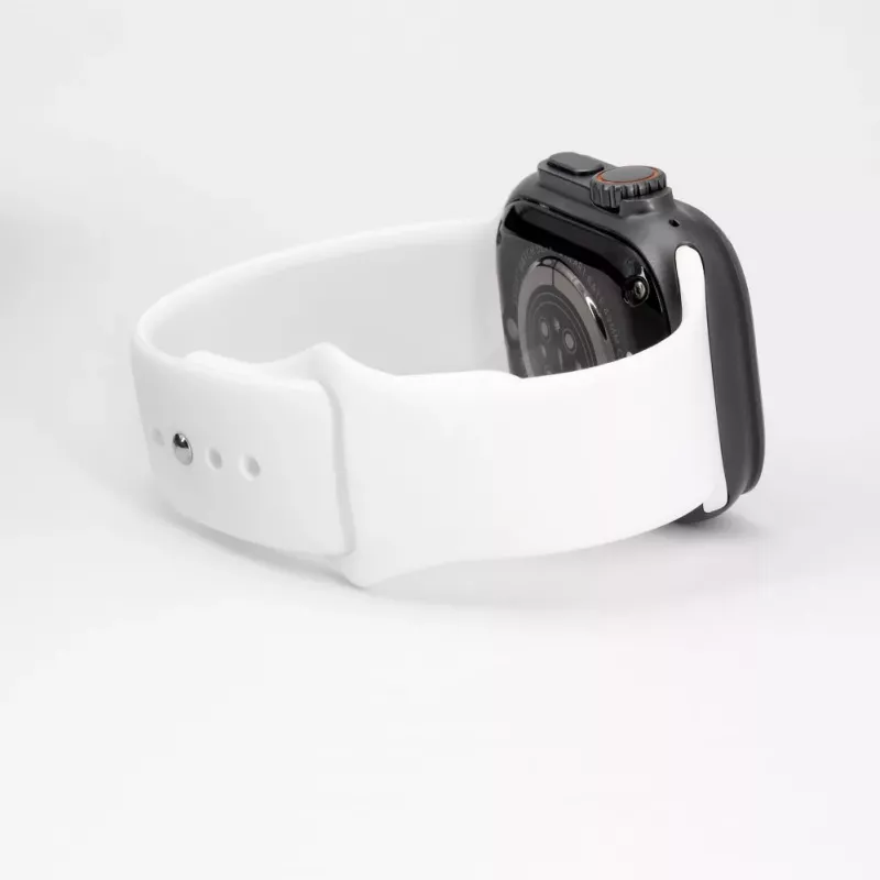 Connect Watch 38/40/41 mm silikoninen loop-ranneke kelloon (110 mm S/M) valkoinen