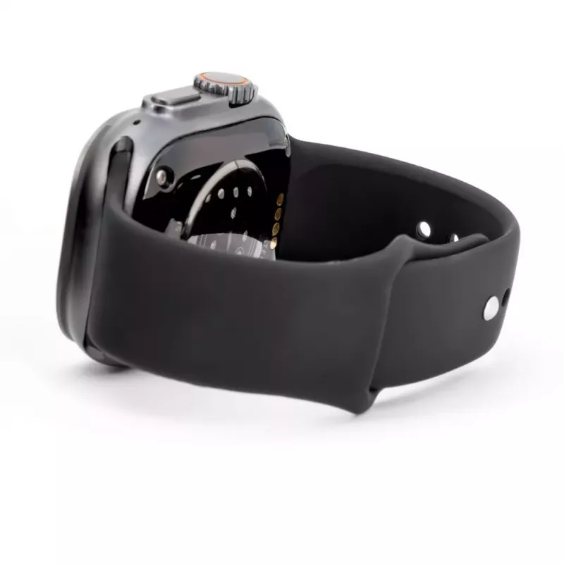 Connect Watch 38/40/41 mm silikoninen loop-ranneke (132 mm M/L) musta