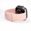 Connect Watch 42/44/45 mm silikoninen loop-ranneke kelloon (S/M 110 mm) pinkki hiekka