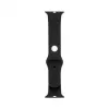 Connect Watch 42/44/45 mm silikoninen loop-ranneke kelloon (S/M 110 mm) musta