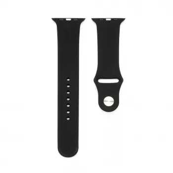 Connect Watch 42/44/45 mm silikoninen loop-ranneke kelloon (S/M 110 mm) musta