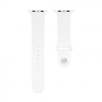 Connect Watch 42/44/45 mm silikoninen loop-ranneke kelloon (S/M 110 mm) valkoinen