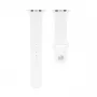 Connect Watch 42/44/45 mm silikoninen loop-ranneke kelloon (S/M 110 mm) valkoinen