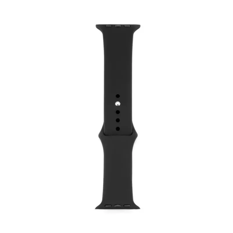 Connect Watch 42/44/45 mm silikoninen loop-ranneke kelloon (140 mm M/L) musta