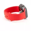 Connect Watch 42/44/45 mm silikoninen loop-ranneke kelloon (140 mm M/L) punainen
