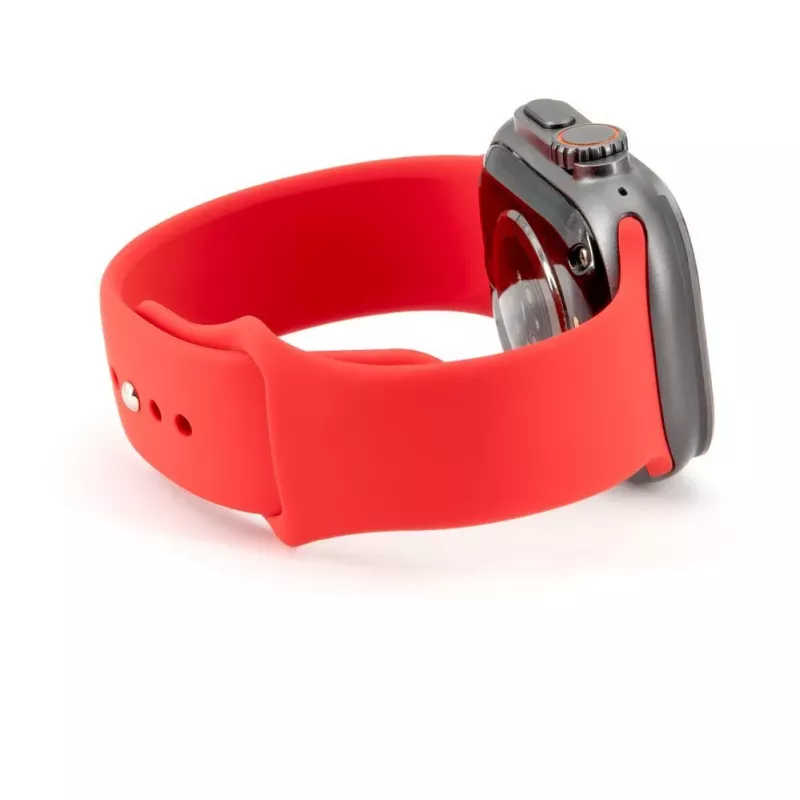 Connect Watch 42/44/45 mm silikoninen loop-ranneke kelloon (140 mm M/L) punainen