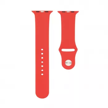 Connect Watch 42/44/45 mm silikoninen loop-ranneke kelloon (140 mm M/L) punainen