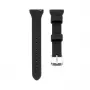 Connect 20 mm T-solki silikoninen loop-ranneke (130 mm M/L) musta