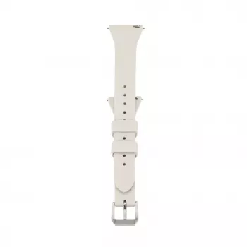 Connect 20 mm T-solki silikoninen loop-ranneke (130 mm M/L) hopea