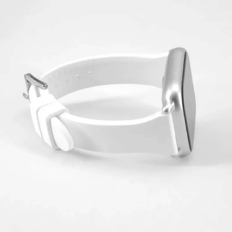 Connect 22 mm T-solki silikoninen loop-ranneke (130 mm M/L) valkoinen