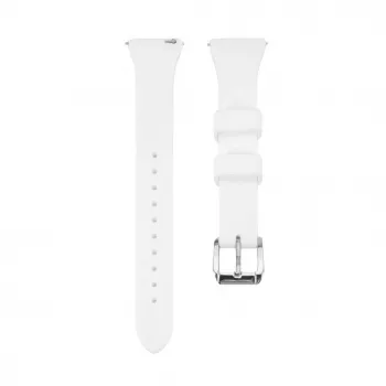 Connect 22 mm T-solki silikoninen loop-ranneke (130 mm M/L) valkoinen