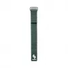 Connect 20 mm Flat Head nahka-silikoni loop-magneettiranneke kelloon (130 mm M/L) metsänvihreä