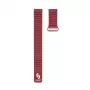 Connect 22 mm Flat Head nahka-silikoni loop-magneettiranneke kelloon (130 mm M/L) viininpunainen