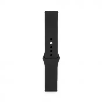 Connect 22 mm silikoninen loop-ranneke (S/M 110 mm) musta