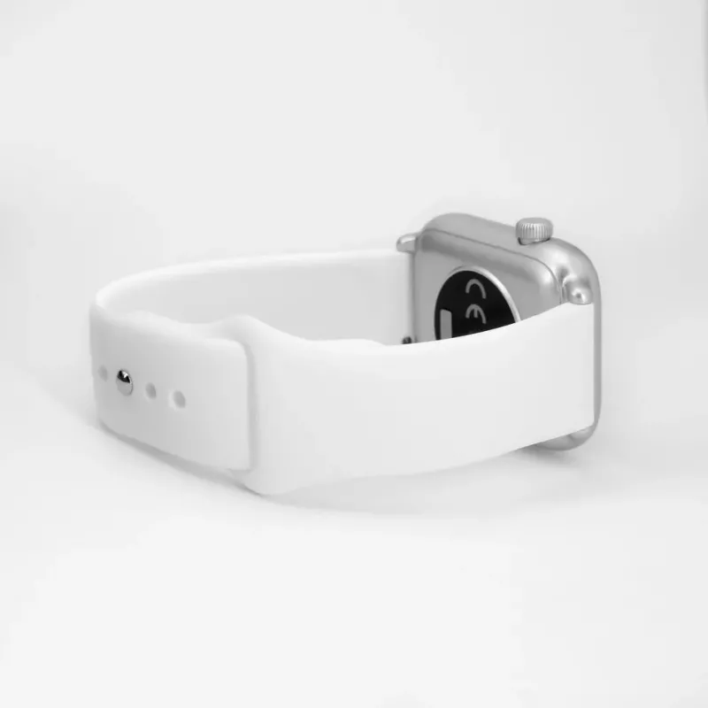 Connect 22 mm silikoninen loop-ranneke (S/M 110 mm) valkoinen