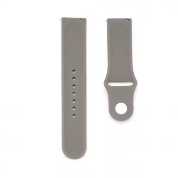 Connect 22 mm silikoninen loop-ranneke (S/M 110 mm) harmaa