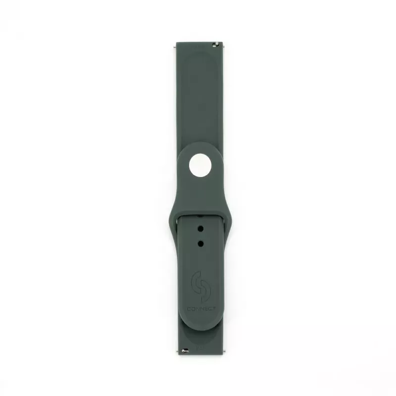 Connect 22 mm silikoninen loop-ranneke kelloon (S/M 110 mm) oliivi