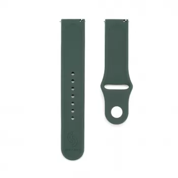 Connect 22 mm silikoninen loop-ranneke kelloon (S/M 110 mm) oliivi
