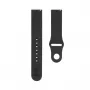 Connect 20 mm silikoninen loop-ranneke (S/M 110 mm) musta