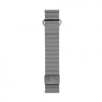 Connect 20 mm Cortical Back Buckle magneettikiinnitteinen ranneke kelloon (130 mm M/L) avaruudenharmaa