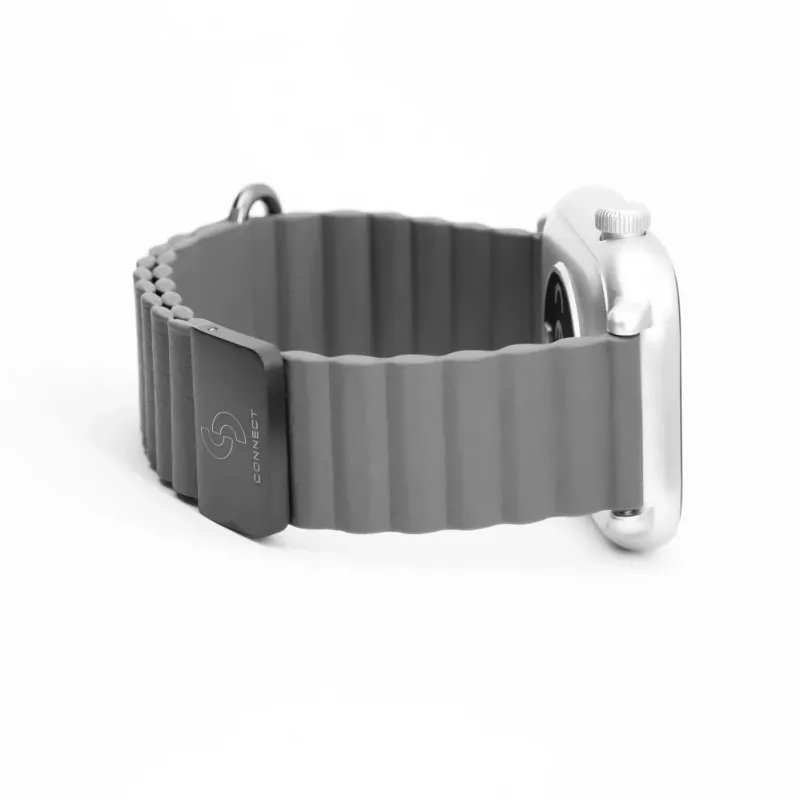 Connect 20 mm Cortical Back Buckle magneettikiinnitteinen ranneke kelloon (130 mm M/L) avaruudenharmaa