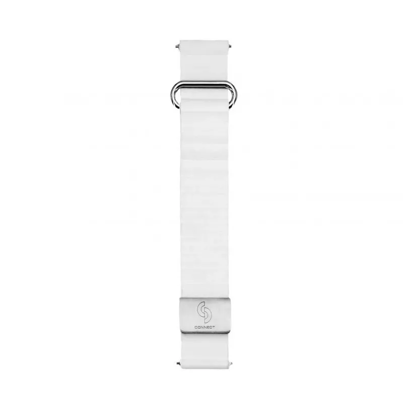 Connect 20 mm Cortical Back Buckle magneettikiinnitteinen ranneke kelloon (130 mm M/L) valkoinen