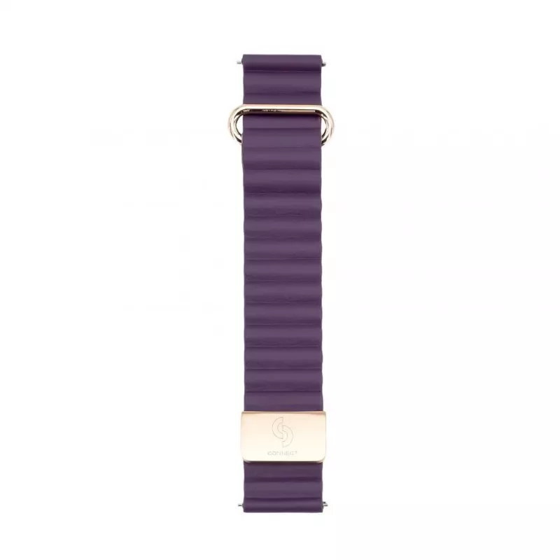 Connect 22 mm Cortical Back Buckle magneettikiinnitteinen ranneke kelloon (130 mm M/L) Crimson Cherry