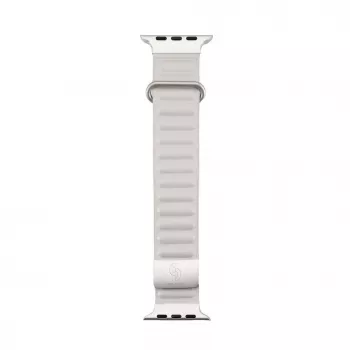 Connect Watch 38/40/41 mm premium-synteettinen nahka magneettinen link-ranneke starlight