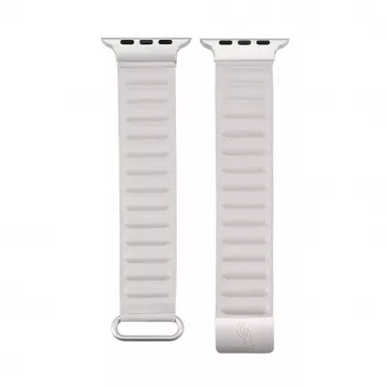 Connect Watch 38/40/41 mm premium-synteettinen nahka magneettinen link-ranneke starlight