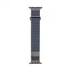 Connect Watch 42/44/45 mm premium-PU-nahka magneettinen loop-ranneke indigonsininen