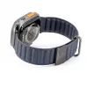 Connect Watch 42/44/45 mm premium-PU-nahka magneettinen loop-ranneke indigonsininen