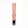 Connect 20mm silikonipaikattu nahkaranneke (130mm M/L) pinkki