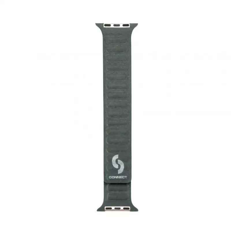 Connect Watch 38/40/41mm hienokudottu twill-magneettiketjuranneke vihreä