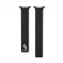 Connect Watch 42/44/45mm hienokudottu twill-magneettiketjuranneke musta