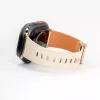Connect Watch 42/44/45mm Single Loop Buckle -nahkaranneke valkoinen