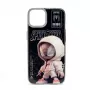 iLike Apple iPhone 14 PC-silikonikuori Spider Sense musta hopea