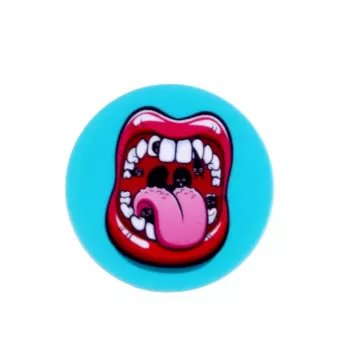 iLike Universal Pop Holder Lips pinkki sininen