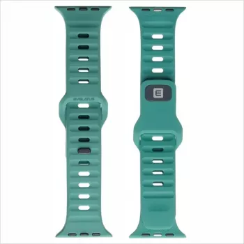 Evelatus Watch 42/44/45 Sport silikoniranneke vihreä
