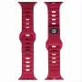Evelatus Watch 38/40/41 Sport silikoniranneke tummanpunainen