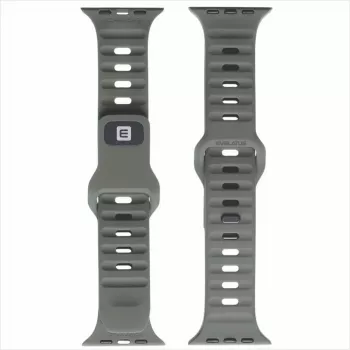 Evelatus Watch 42/44/45 Sport silikoniranneke tummanharmaa
