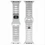 Evelatus Apple Watch 42/44/45mm Sport silikoniranneke valkoinen