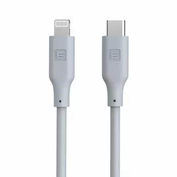Evelatus USB-C - Lightning -silikonikaapeli 1,2m (MFI10CL) 60W / 20V 3A valkoinen