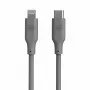 Evelatus USB-C - Lightning -silikonikaapeli 1,2M (MFI10CL) 60W / 20V3A harmaa
