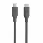 Evelatus USB-C - USB-C -silikonikaapeli 1,2 m 60 W PD harmaa