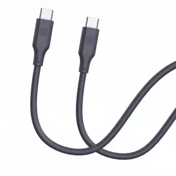 Evelatus USB-C - USB-C -silikonikaapeli 1,2m 60W 20V/3A sininen