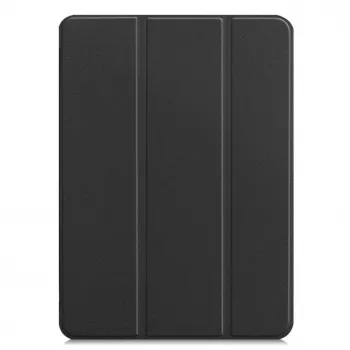 iLike MatePad 10.4 Tri-Fold Eco-Leather Stand Case musta