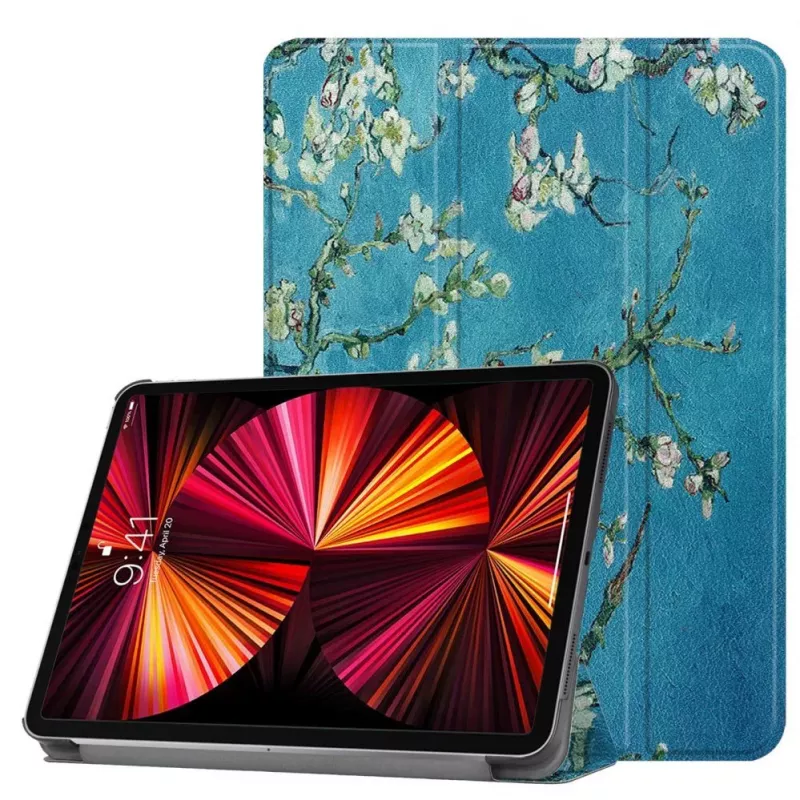 iLike Redmi Pad 10.6 Tri-Fold Eco-Leather Stand Case Sakura