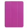 iLike iPad Air 4 10.9 / iPad Air 5 kolmiosainen eko-nahkainen jalustakotelo violetti