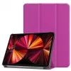 iLike iPad 10.2 kolmiosainen eko-nahkainen jalustakotelo violetti